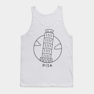 Leaning Tower of Pisa Tank Top